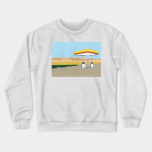 Gas Station Death Valley Crewneck Sweatshirt